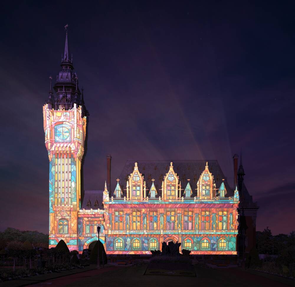 Mapping hotel de ville centenaire