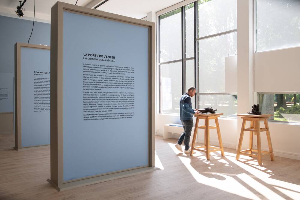 Scénographie de la nouvelle Galerie Rodin au Musée des Beaux-Arts de Calais
