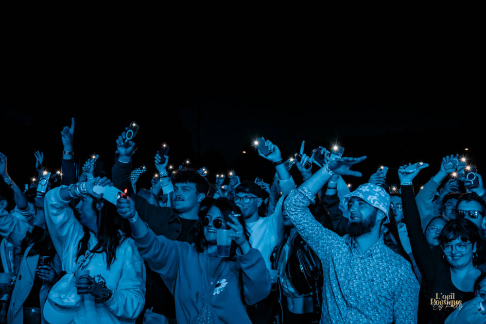 Photo montrant la foule présente lors de la première édition du Marck Attack et profitant du show