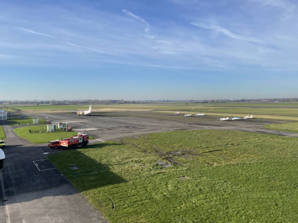 La Piste de l'aéroport de Calais - Marck