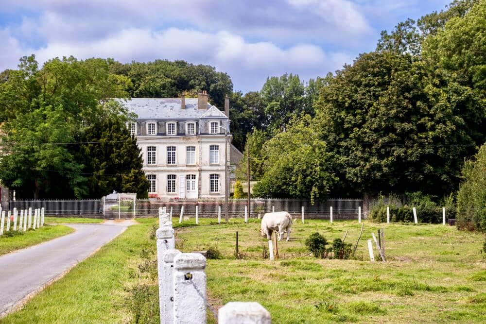 Le château de Hâmes, à Hames-Boucres