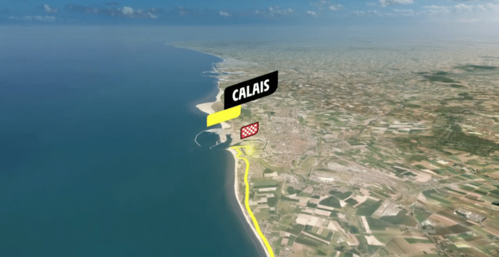 Plan Ville Arrivée Calais Tour de France Femmes 2027
