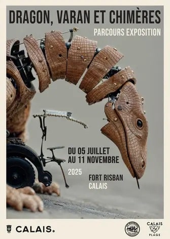 affiche-expo-dragon-varan-chimeres-calais