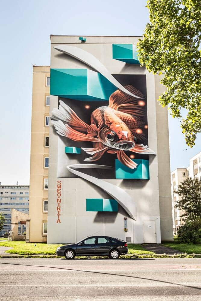 Sweo Nikita Street Art Calais