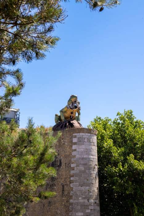 le fort risban et son iguane