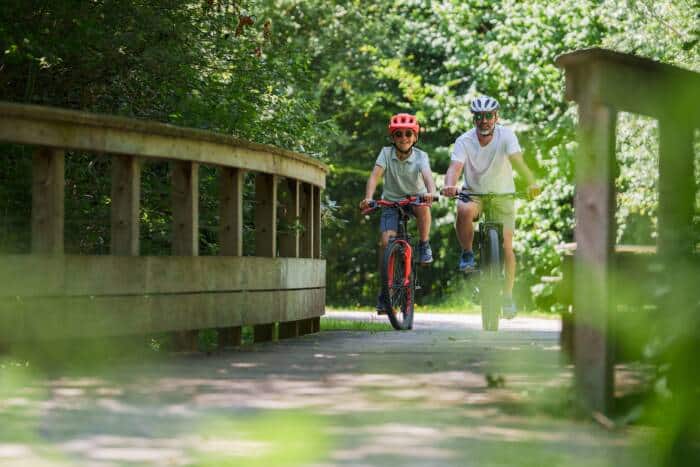 La Coulée verte à vélo en famille