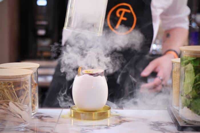 Les cocktails du restaurant Flamme