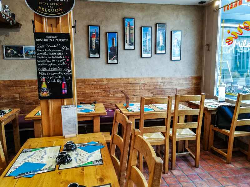 Intérieur de la Crêperie Tonnerre de Brest
