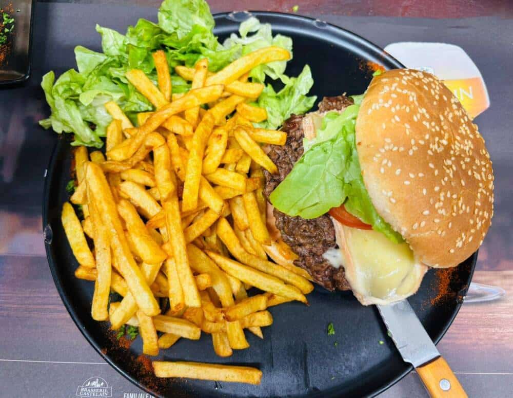 Plat Burger l'Entracte Calais